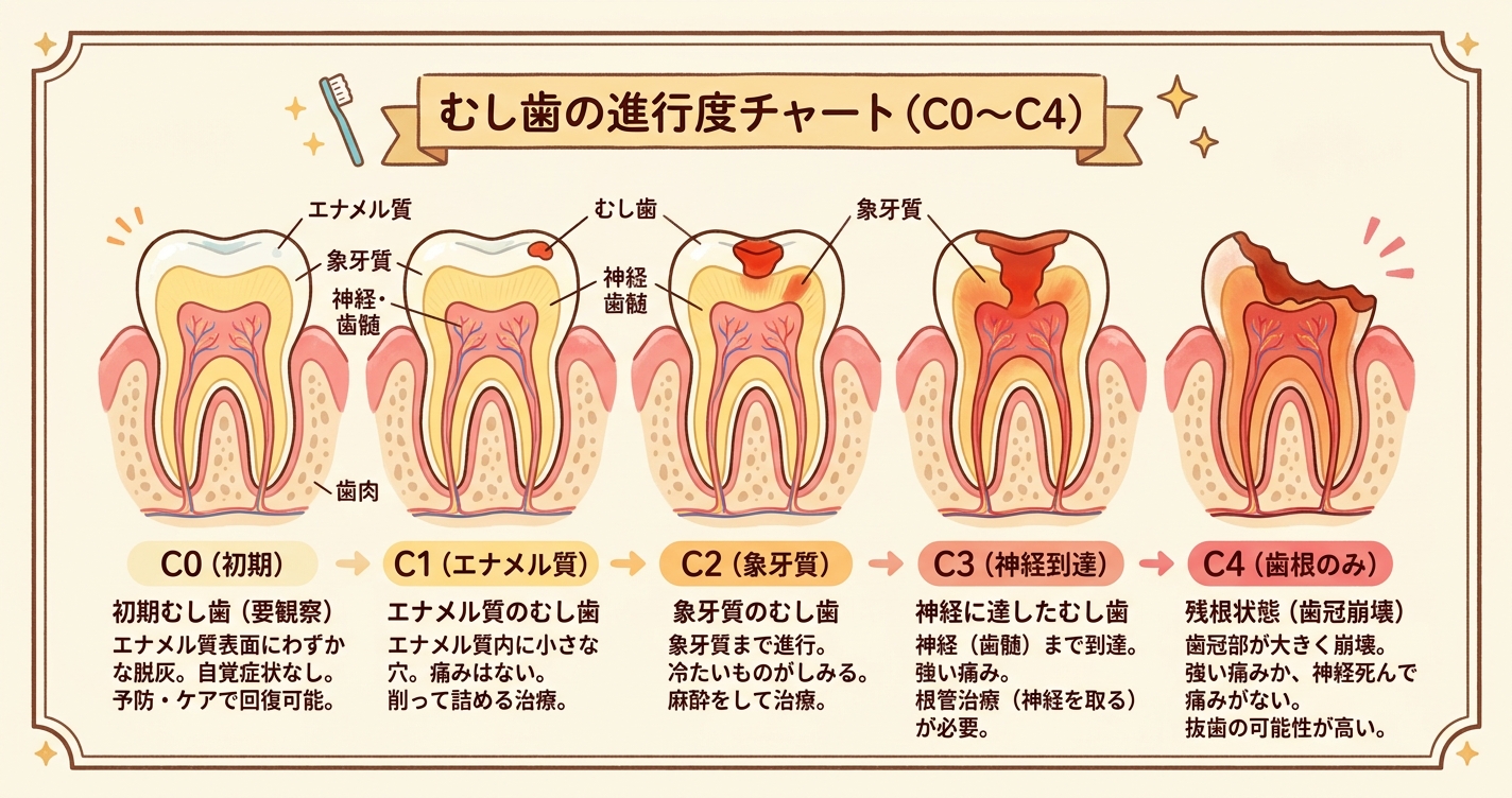 むし歯治療は何回通う？進行度別の回数・期間と育児中でも通えるコツ